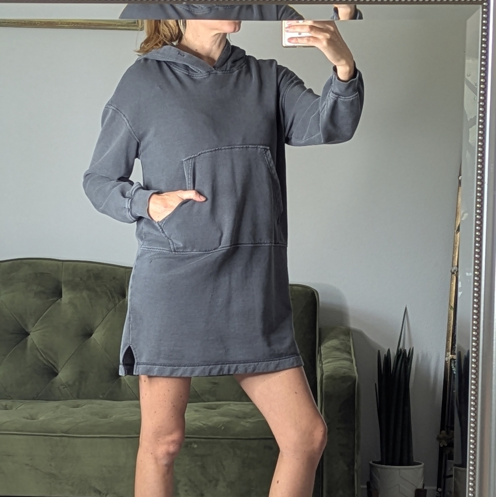 Seven for All Mankind Hoodie Sweatshirt Cotton Athleisure Sweater Women's Size S